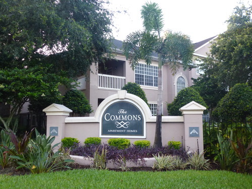 The Commons Entrance Sign